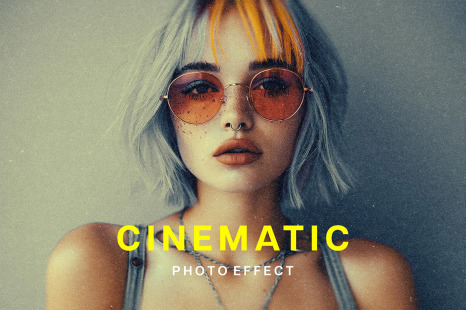 Speckled Cinematic Photo Effect