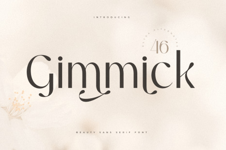 Gimmick - Beauty Sans Serif Font