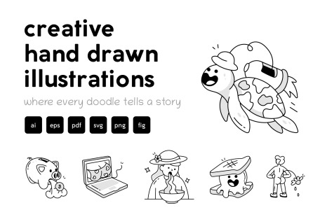Creative Doodle Icon Pack
