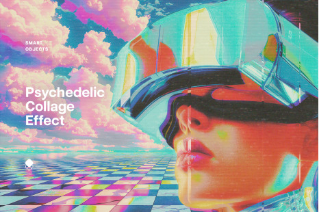 Psychedelic Collage Photo Effect