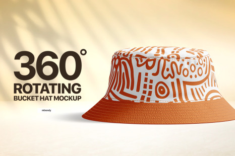 Bucket Hat Animated Mockup