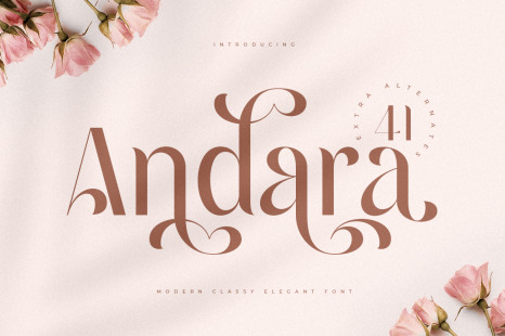 Andara - Luxury Classy Love Font