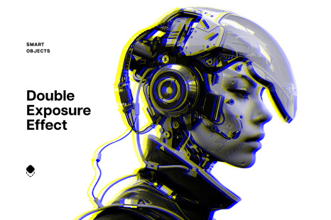 Anaglyph Double Exposure Photo Effect