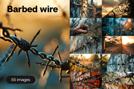Barbed wire