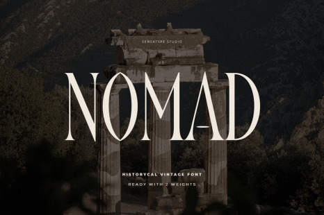 NOMAD - Historical Vintage Font