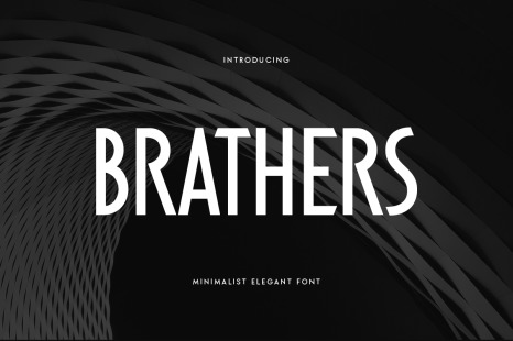 BRATHERS - Minimalist Elegant Font