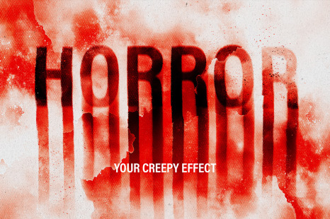 Horror Creepy Text Effect