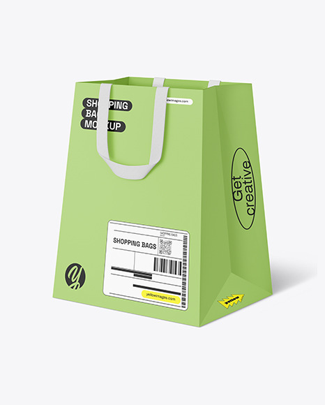 Paper Shopping Bag Mockup
