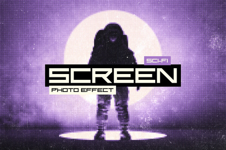 Sci-Fi Screen Photo Effect