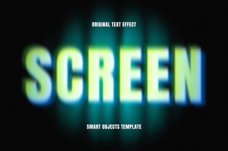 Fading CRT Text Effect