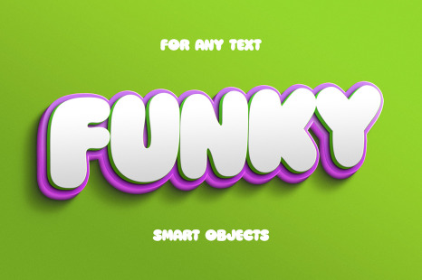 Funky Cartoon Text Effect