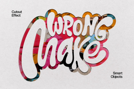 Cut Out Paper Effect