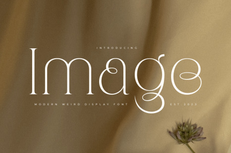Image - Modern Weird Display Font