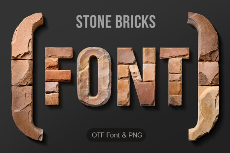 Stone Bricks Font