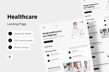 Helth - Healthcare Landing Page