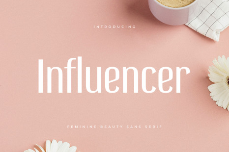 Influencer - Feminine Beauty Sans Serif