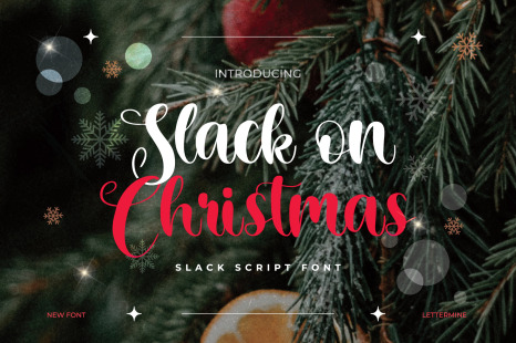Slack on Christmas - Script Handwritten