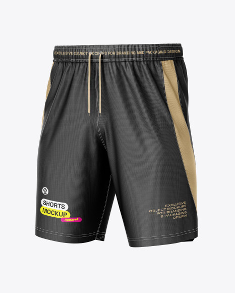 Shorts Mockup - Half Side View