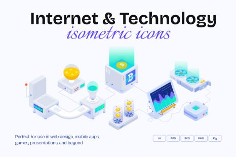 Internet and Technology Icons