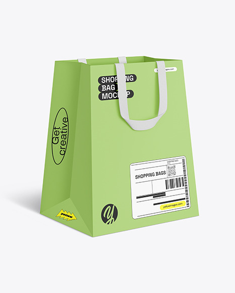 Paper Shopping Bag Mockup