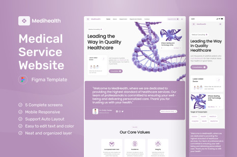 Medihealth - Medical Website