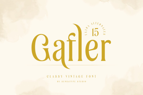 Gafler - Classy Vintage Font