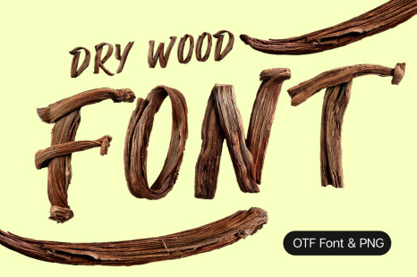 Dry Wood Font