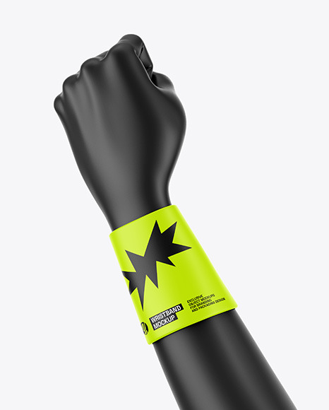 Rubber Wristband Mockup