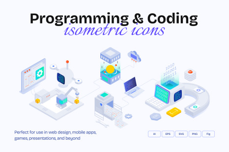 Programming and Coding Icons