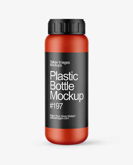 Matte Fertilizer Bottle Mockup