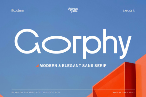 Gorphy Modern &amp; Elegant Sans Serif