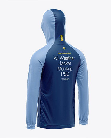 Hooded All Weather Jacket Mockup