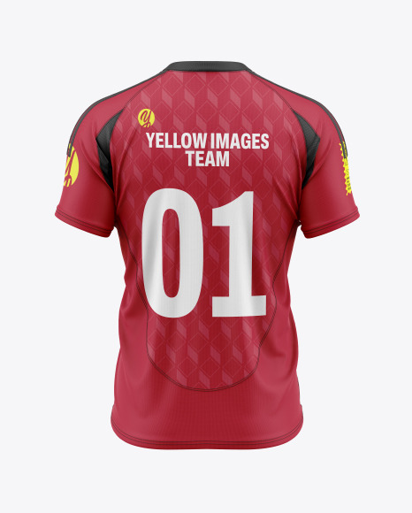 Soccer Jersey Mockup - Back View