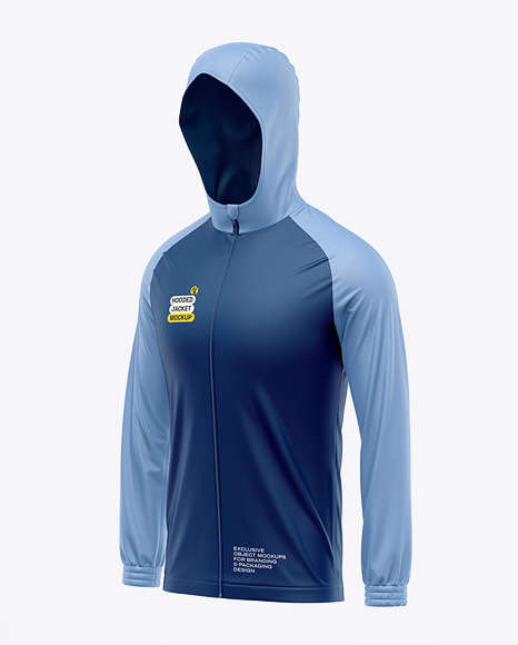 Hooded All Weather Jacket Mockup