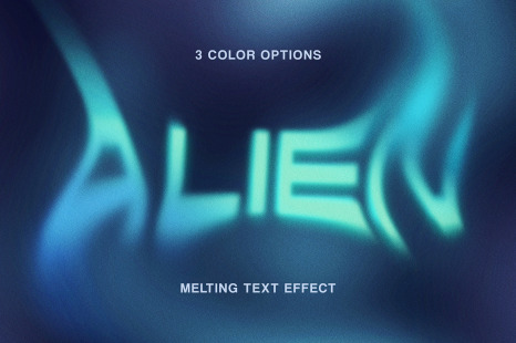Mystery Alien Text Effect