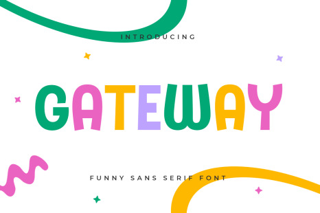 Gateway - Funny Sans Serif Font