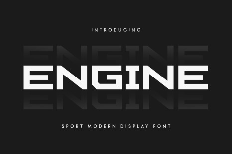 Engine - Sport Modern Font