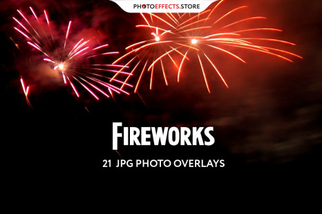 21 Firework Photo Overlays