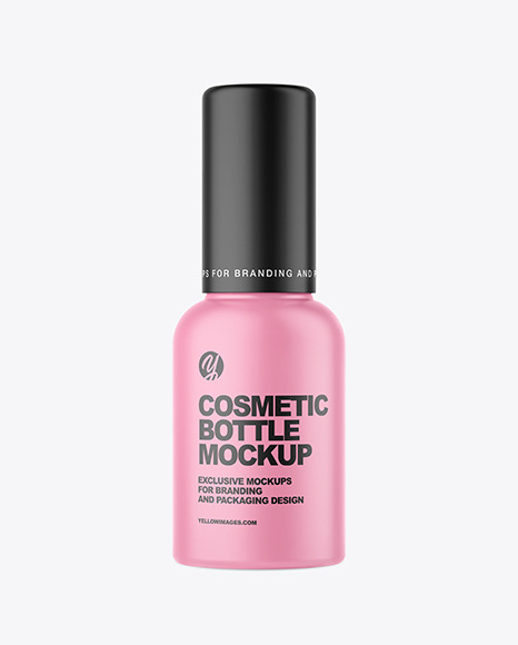 Matte Cosmetic Bottle Mockup