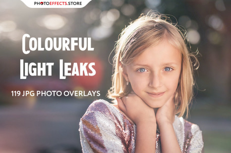 119 Colorful Light Leaks Photo Overlays