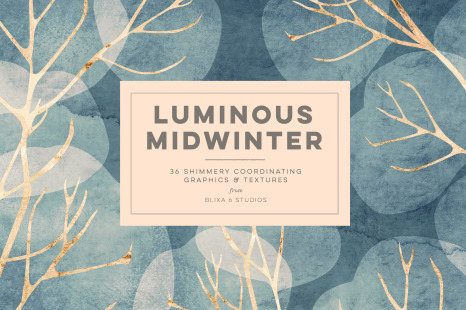 36 Luminous Midwinter Graphics &amp; Textures