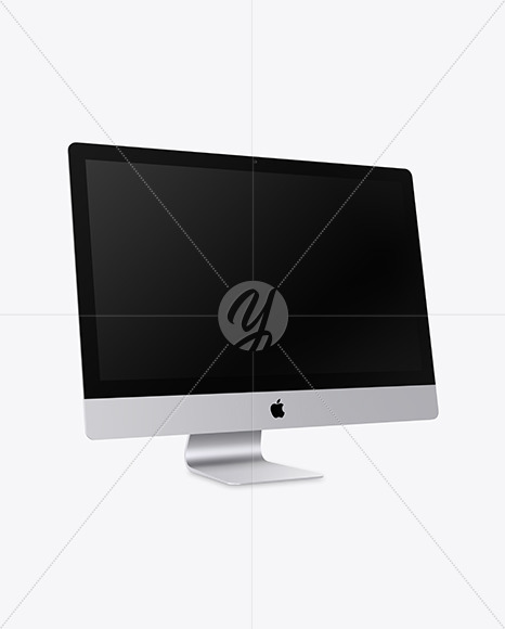 iMac Pro Silver Mockup PSD #1