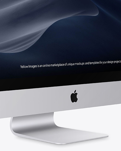 iMac Pro Silver Mockup PSD #4