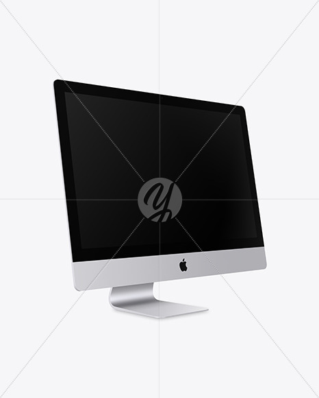 iMac Pro Silver Mockup PSD #3