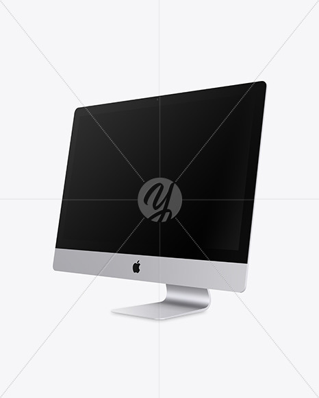 iMac Pro Silver Mockup PSD #3