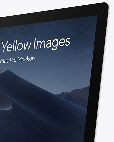 iMac Pro Silver Mockup PSD #2