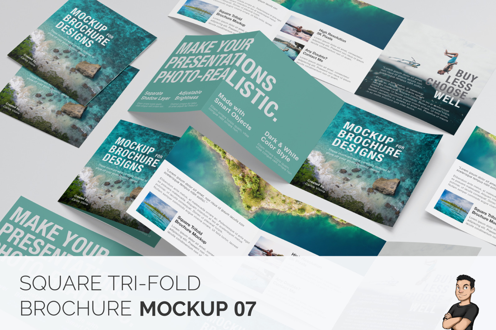 Download Adobe Dimension Brochure Mockup