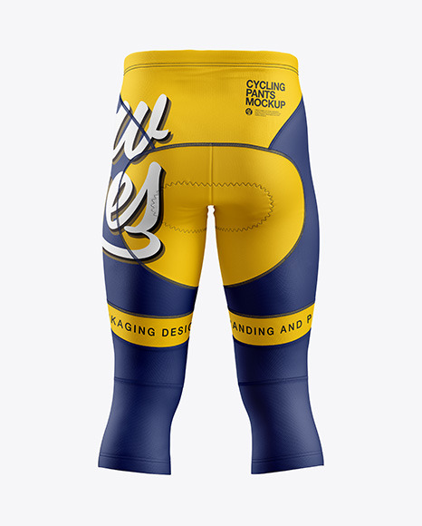 Download Cycling Pants Mockup in Apparel Mockups on Yellow Images ...