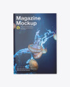 Glossy A4 Magazine Mockup