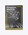 Glossy A4 Magazine Mockup